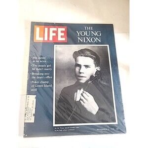 Vintage Life Magazine November 6 1970 The Young Nixon  W/Protective Sleeve